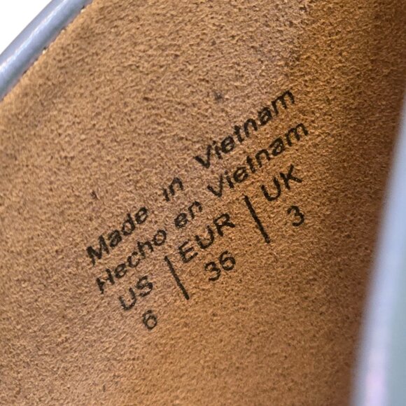 ALDO Stressy Powder Blue Iridescent Stiletto sz 6 - Picture 10 of 11